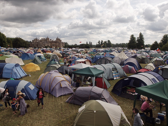 lots of tents